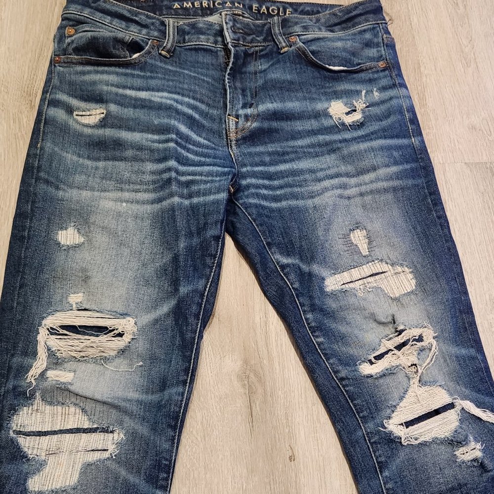 American Eagle Outfitters skinny mens airflex next level size 32x34